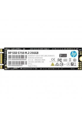 SSD 256Gb HP S750 M.2 2280 SATA III 3D NAND, Retail