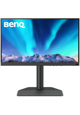 TFT 27" BenQ SW272U, 4K IPS, 2хHDMI, DP, USB-C, HAS, USB-hub, MCR, Pivot, сірий