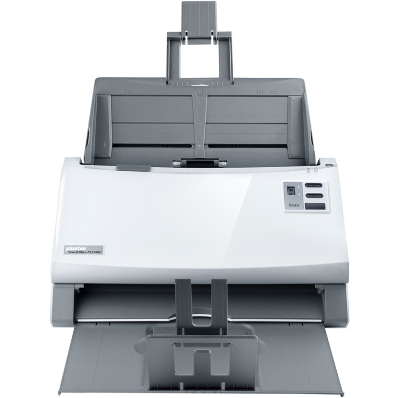 Сканер А4 Plustek SmartOffice PS3180U (600dpi 48bit LED DADF 80стор/хв протяжний потоковий)