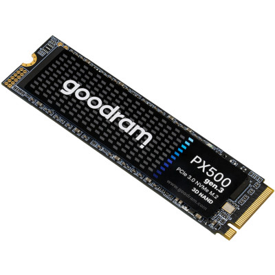 SSD 512Gb GoodRAM PX500 M.2 2280 PCIe 3x4 NVMe 1.4 3D NAND, Retail SSD 512Gb GoodRAM PX500 M.2 2280 PCIe 3x4 NVMe 1.4 3D NAND, Retail