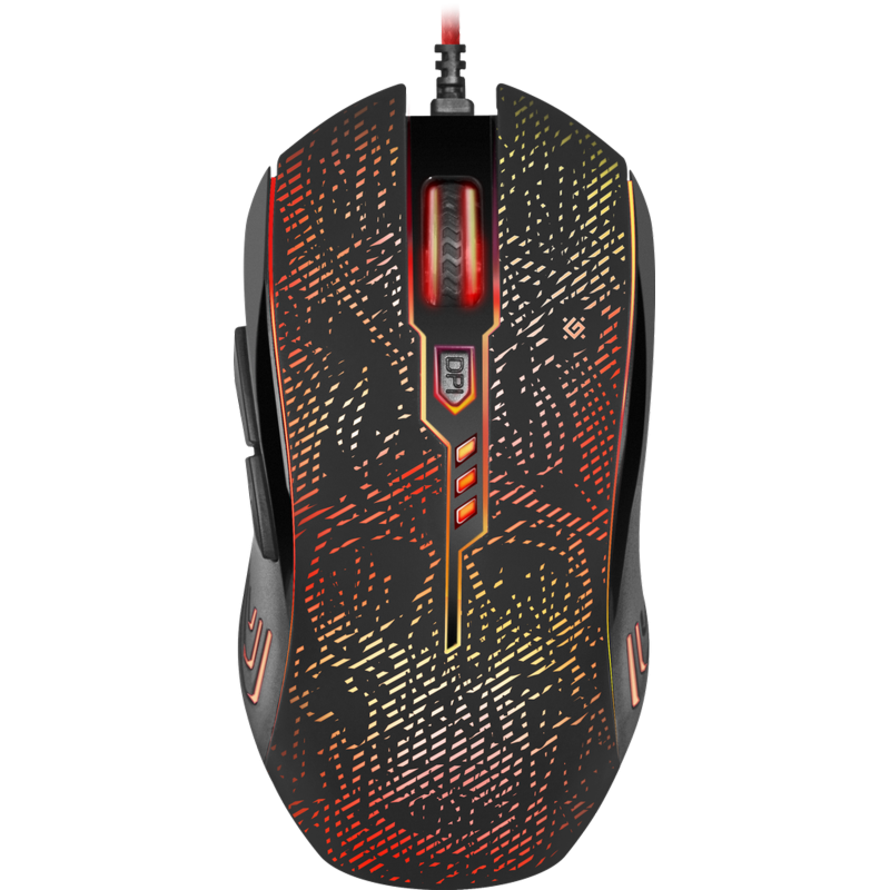 Мишка Defender OverLord GM-890, 6кн., 3200dpi, підсвітка