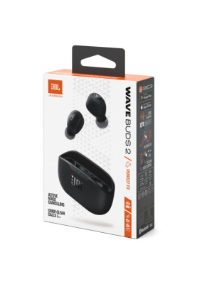 Навушники TWS JBL Wave Buds 2 Black JBLWBUDS2BLK