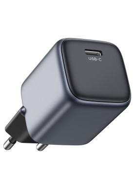 Зарядний пристрій 1xUSB 30W (USB-C) Gan PD Nexode Mini + PD cable Сірий CD319 Ugreen