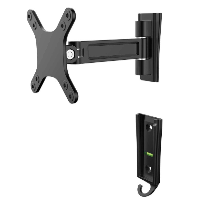 Кріплення для телевізора Manhattan MH TV 13" - 32" 460965 VESA100х100/Max 15kg/1 joint/Aluminium/Black
