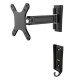 Кріплення для телевізора Manhattan MH TV 13"-32" 460965 VESA100х100/Max 15kg/1 joint/Aluminium/Black