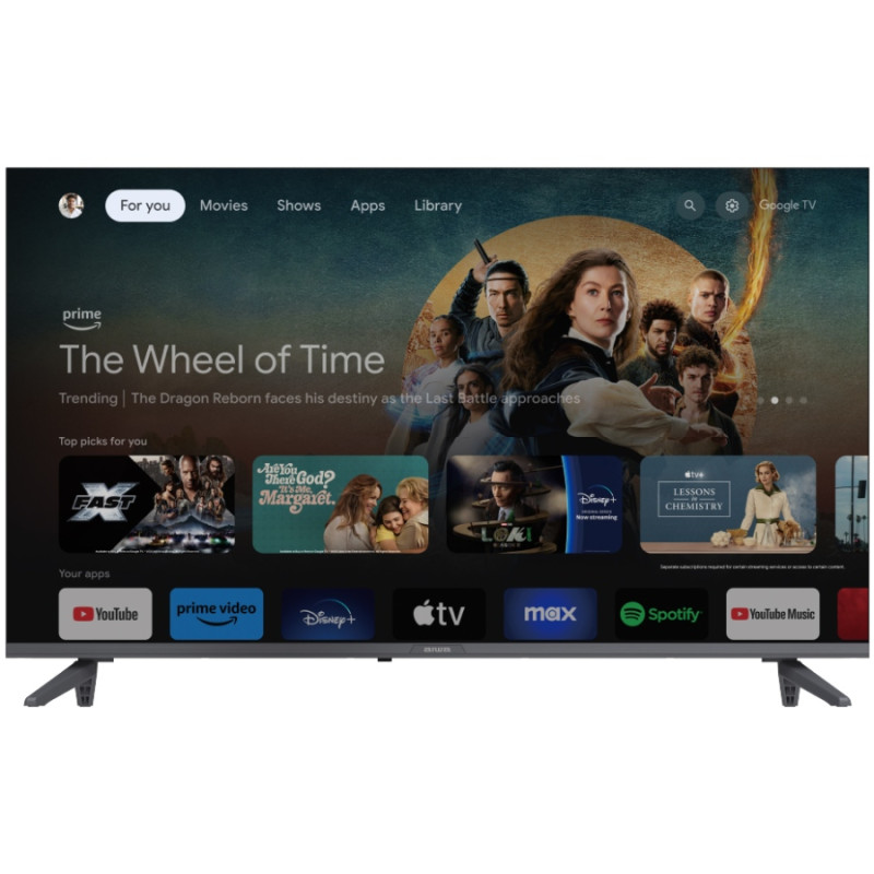 TV 40 AIWA 40GO50804FHD FHD/DLED/T2/Google TV/2 x 10W/Dolby Digital/HDMI/Wi-Fi/VESA 200x100/Black