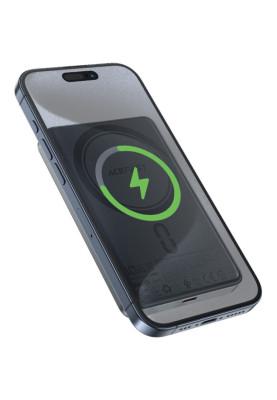 УМБ Acefast Magnetic Wireless 10000mAh 20W  PD,QC 3.0, QI 15W M12 Black