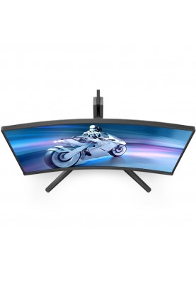 TFT 27" Philips 27M2C5200W, VA, вигнутий, 280Hz, 0,3 ms, 2xHDMI, DP, HAS, Pivot, чорно-сірий