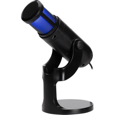 Ігровий стрім мікрофон XTRIKE ME XMC-03 USB, RGB LED, кабель 1.5м, чорний