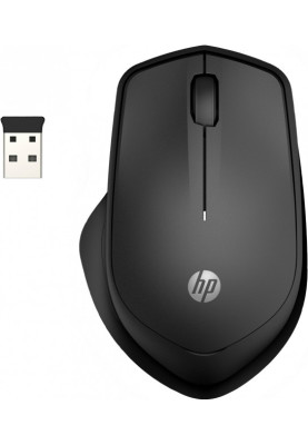 Мишка бездротова HP Silent 280M, 3 кн., 1200 dpi, чорна