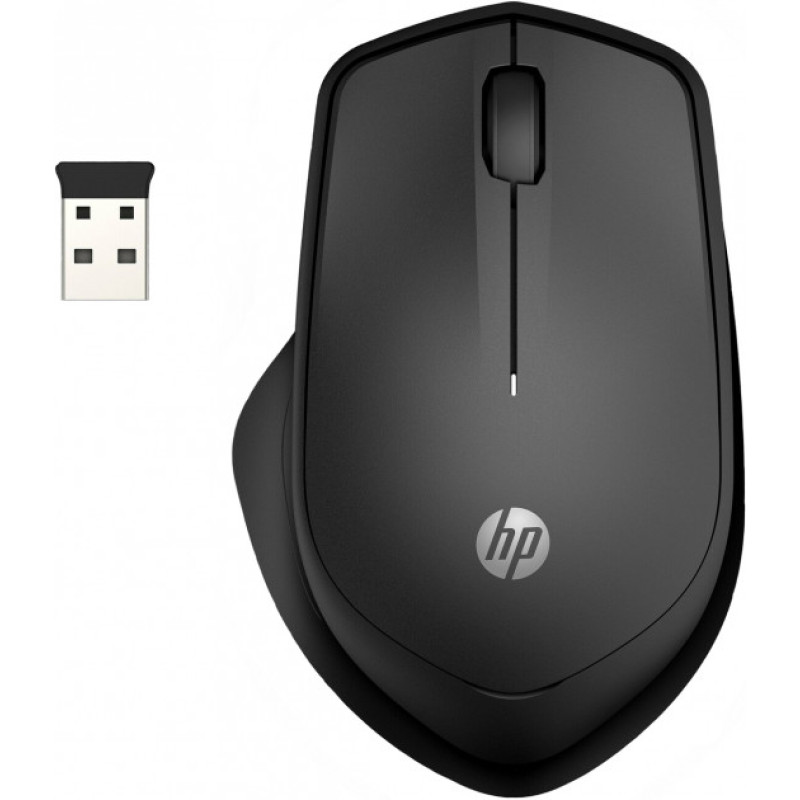 Мишка бездротова HP Silent 280M, 3 кн., 1200 dpi, чорна