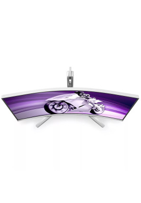 TFT 34" Philips 34M2C8600, QD-OLED WQHD, вигнутий, 175Hz, 0.1ms, 2хHDMI, DP, USB-C, USB-hub, HAS
