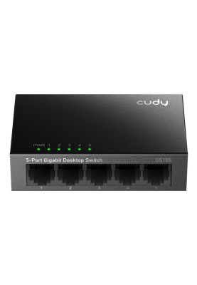 Комутатор Cudy GS105, 5-Port Gigabit Metal  Switch