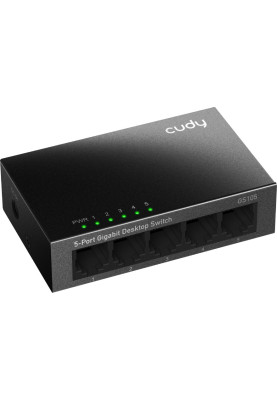 Комутатор Cudy GS105, 5-Port Gigabit Metal  Switch