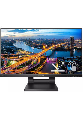 TFT 23.8" Philips 242B1TC, IPS, сенсорний (10 дотиків), VGA, DP, HDMI, USB,  HAS, колонки, чорний