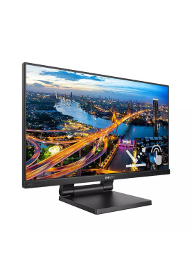 TFT 23.8" Philips 242B1TC, IPS, сенсорний (10 дотиків), VGA, DP, HDMI, USB,  HAS, колонки, чорний