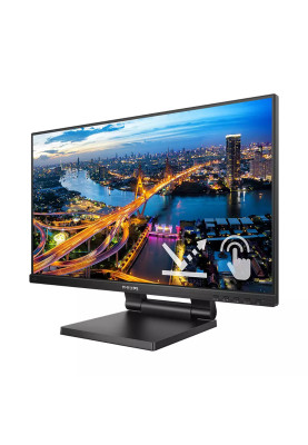TFT 23.8" Philips 242B1TC, IPS, сенсорний (10 дотиків), VGA, DP, HDMI, USB,  HAS, колонки, чорний