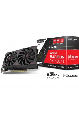 AMD Radeon RX 6500 XT Sapphire PULSE GAMING OC, 4GB GDDR6, 64 bit, PCI-Express 4.0 x4