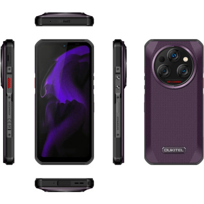 Смартфон Oukitel WP35 5G 6.6" FHD+ /8GB/256GB MTK6100+ /11000mAh /108+32Мп/ IP69K /NFC Purple Смартфон Oukitel WP35 5G 6.6" FHD+ /8GB/256GB MTK6100+ /11000mAh /108+32Мп/ IP69K /NFC Purple