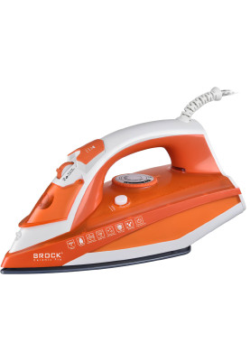 Праска BROCK BSI 5503 OR 2600Вт/ 320 мл/ кераміка/ ''Крапля-стоп''/автовимкнення/ оранжевий