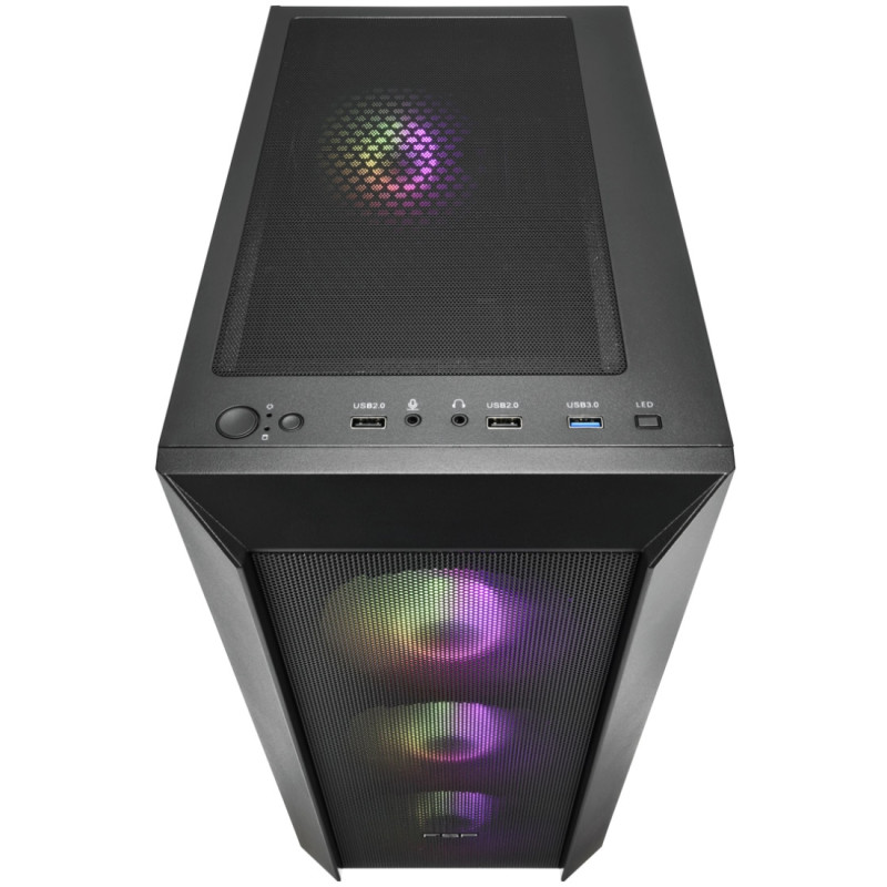 Корпус FSP CMT218AB без БЖ ATX Black