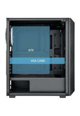 Корпус FSP CMT218AB без БЖ ATX Black