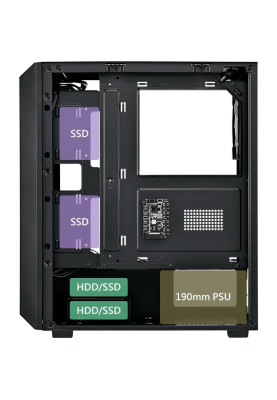 Корпус FSP CMT218AB без БЖ ATX Black