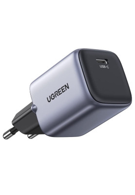 Зарядний пристрій 1xUSB 30W (USB-C) Gan PD Nexode Mini Сірий CD319 Ugreen