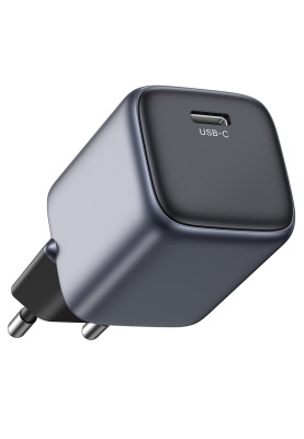 Зарядний пристрій 1xUSB 30W (USB-C) Gan PD Nexode Mini Сірий CD319 Ugreen