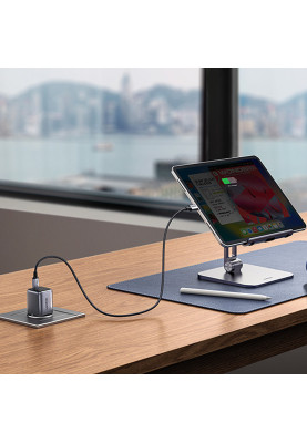 Зарядний пристрій 1xUSB 30W (USB-C) Gan PD Nexode Mini Сірий CD319 Ugreen