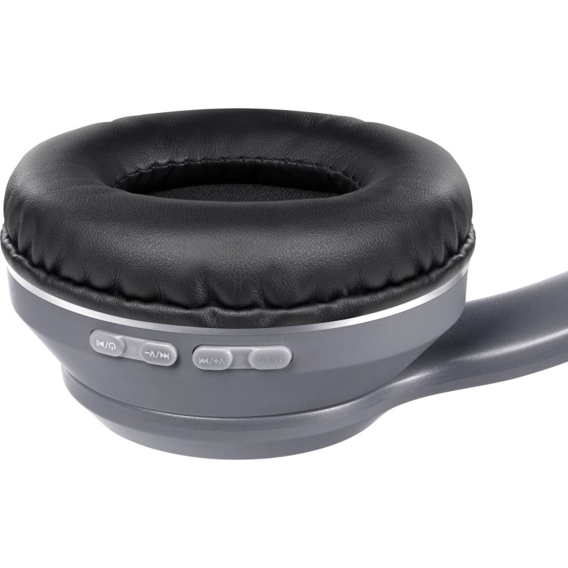 Гарнітура Defender FreeMotion B571, Bluetooth+3,5мм, LED, Gray