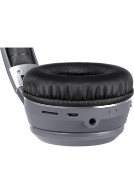 Навушники з мікрофоном Defender FreeMotion B571 Bluetooth, LED, сірі