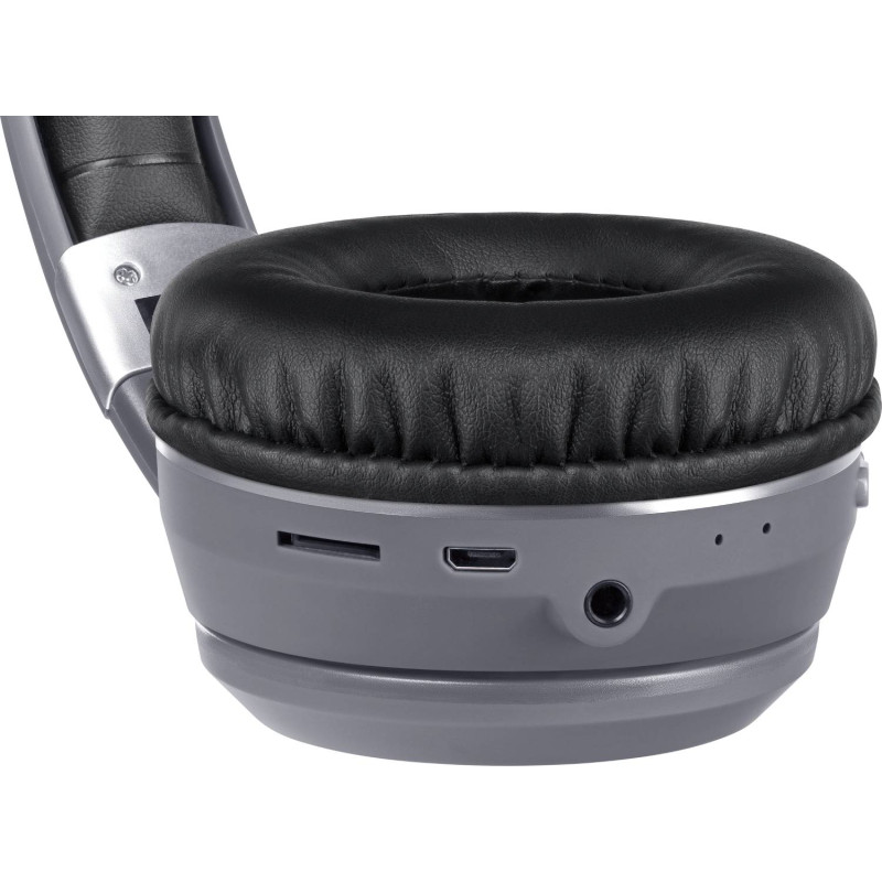Гарнітура Defender FreeMotion B571, Bluetooth+3,5мм, LED, Gray