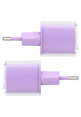 Зарядний пристрій 1xUSB-C 30W Gan A53 Fast Charger alfalfa purple Acefast