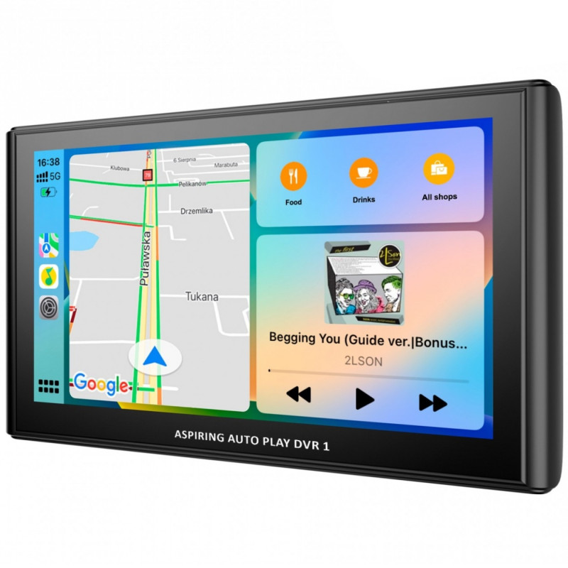 Автомобільний монітор Aspiring Auto Play DVR 1 Magnet CarPlay Android auto
