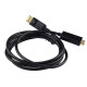 Кабель DisplayPort M-HDMI M 3.0м чорний