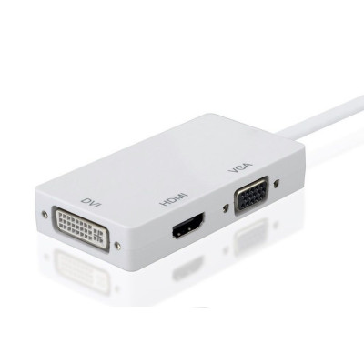 Перехідник mini DisplayPort M --> HDMI/VGA/DVI (24+5), FHD 1080p Перехідник mini DisplayPort M --> HDMI/VGA/DVI (24+5), FHD 1080p