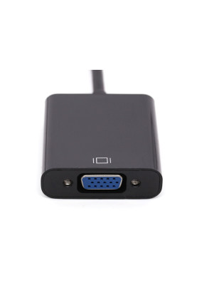 Перехідник HDMI M -> VGA F (з аудіо інтерфейсом), кабель 20см. OEM