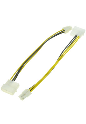 Кабель живлення для процесора Molex M-4 pin F, 0.2м