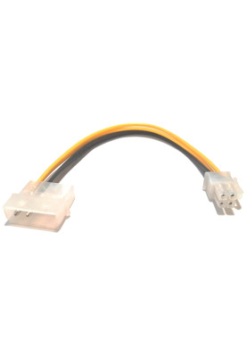 Кабель живлення для процесора Molex M-4 pin F, 0.2м