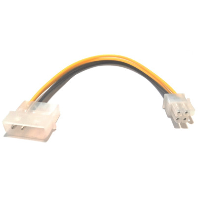 Кабель живлення для процесора Molex M-4 pin F, 0.2м