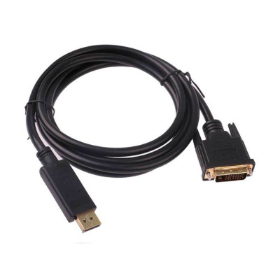 Кабель DisplayPort M-DVI-D 25 M, 1.8 м, чорний