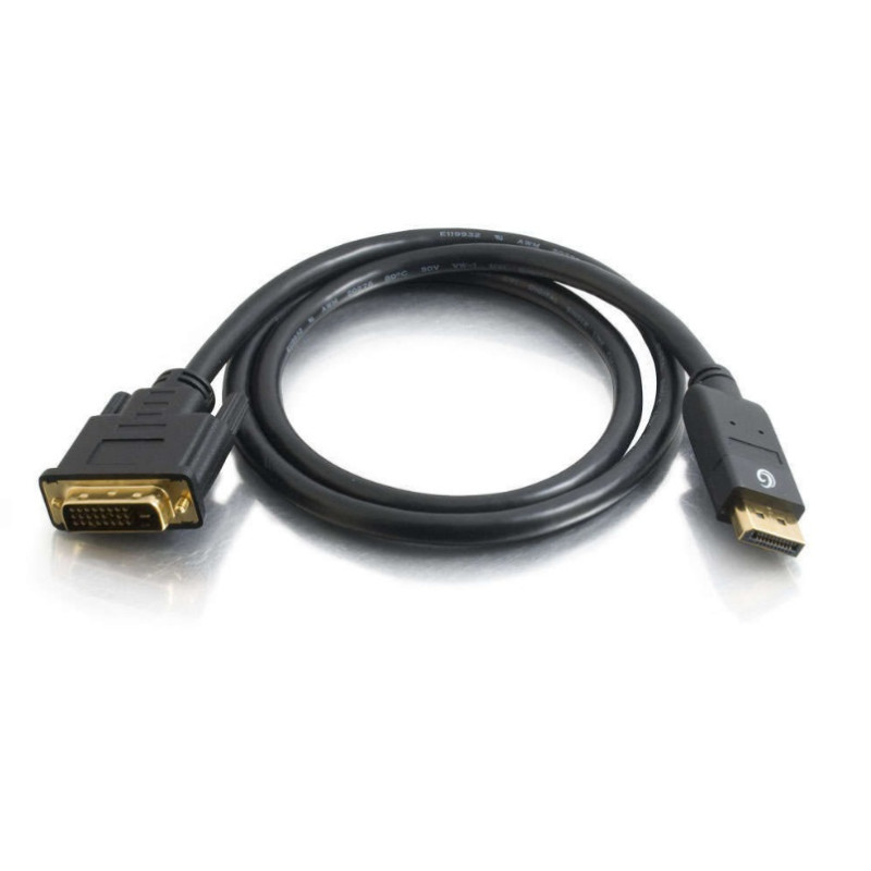 Кабель DisplayPort M - DVI-D 25 M, 1.8 м, чорний