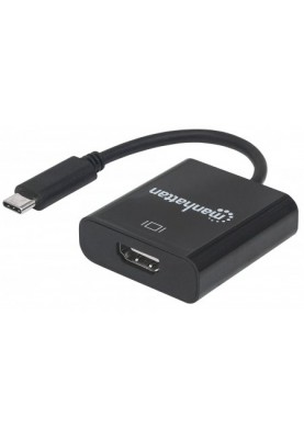 Перехідник USB3.1 Type-C --> HDMI (F), Manhattan