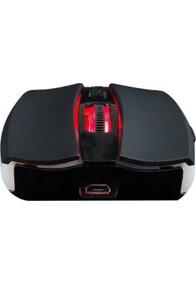 Мишка  Modecom MC-WRM1, бездротова, зарядка, 3кн., 1600dpi, чорна