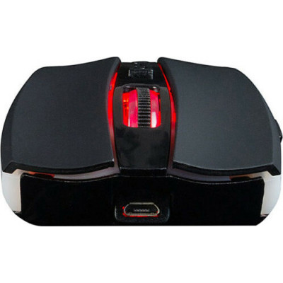 Мишка  Modecom MC-WRM1, бездротова, зарядка, 3кн., 1600dpi, чорна