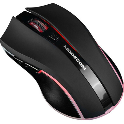 Мишка  Modecom MC-WRM1, бездротова, зарядка, 3кн., 1600dpi, чорна