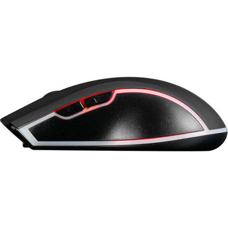 Мишка  Modecom MC-WRM1, бездротова, зарядка, 3кн., 1600dpi, чорна