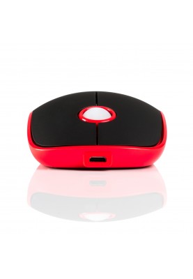 Мишка  Modecom MC-WRM113, бездротова, зарядка, 3кн., 1600dpi, чорно-червона