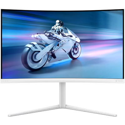 TFT 31.5" Philips 32M2C5501, Fast VA, QHD 2K, 180hz, вигнутий, 2хHDMI, DP, HAS, білий
